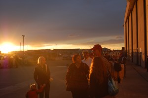 6 April 2011 Scott returns from Afghanistan Sunset